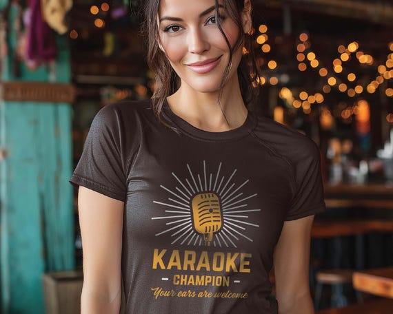 Karaoke Champion T-shirt: Singing Enthusiast Graphic Tee