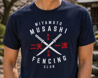 Miyamoto Musashi T-Shirt: Samurai Swordsman Martial Arts Tee