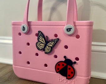 Bag Charms vlinder en lieveheersbeestje