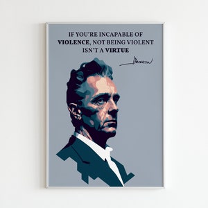 Jordan Peterson Quote | Minimalist Wall Art Print | Digital download included*