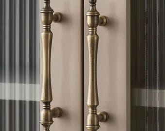 Tiradores de latón antiguo para cajones, pomos y manijas de gabinetes - Herrajes de bronce antiguo - Renovación única para cocinas modernas