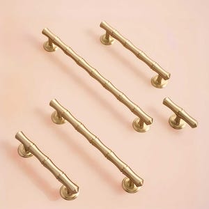 Image showcasing Bamboo Drawer Pulls, Cabinet Handles & Knobs – Eco-friendly Hardware ...