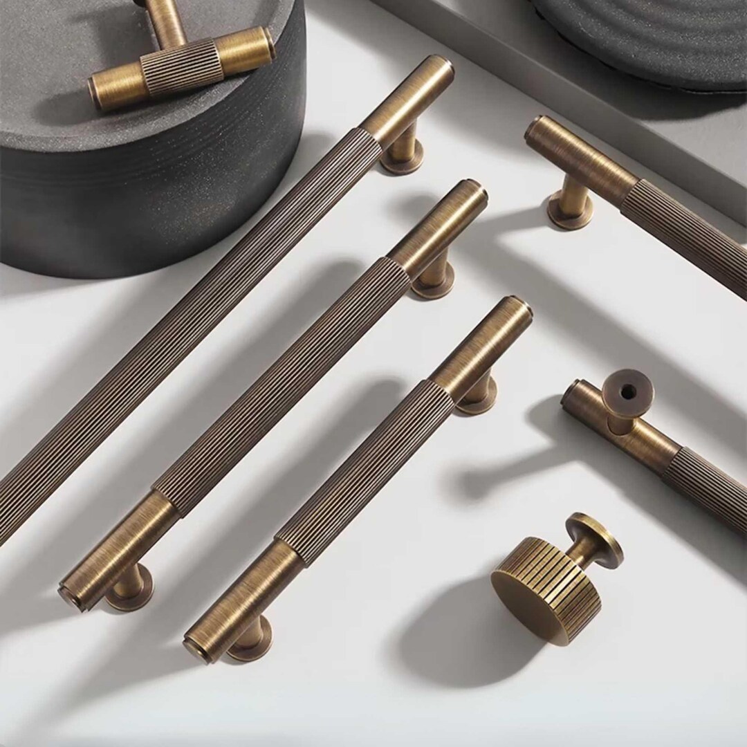 Aged Brass Drawer Pulls, Cabinet Handles & Knobs – Vintage Hardware for ...
