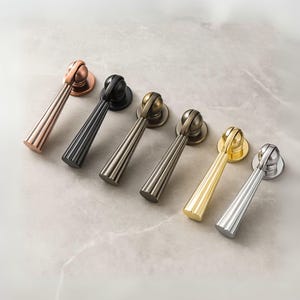 Brass Drop Drawer Pulls, Cabinet Handles & Knobs – Elegant Vintage Hardware for Dressers