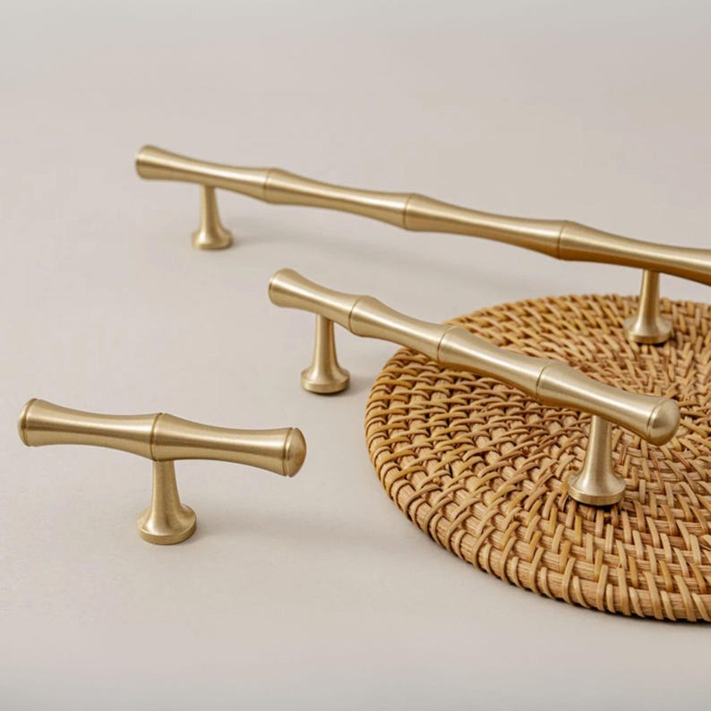 Image showcasing Bamboo Drawer Pulls, Cabinet Handles & Knobs – Eco-friendly Hardware ...