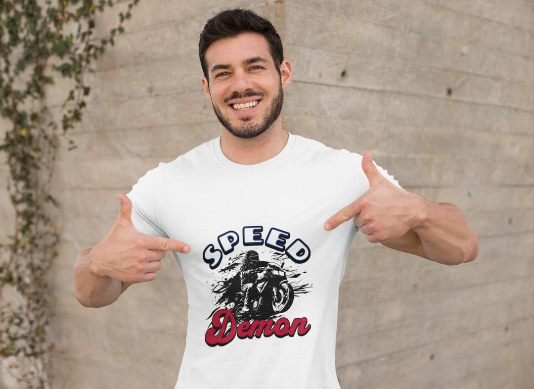 Motorcycle Speed Demon Tshirt, Motorcycle Apparel, Motorcycle Lover