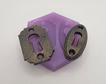 Keyhole Plate Mold 2 silicone mold