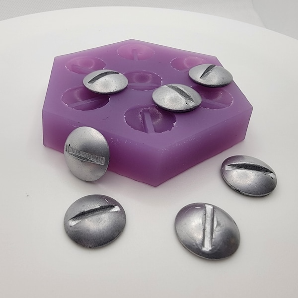 large screw head silicone mold