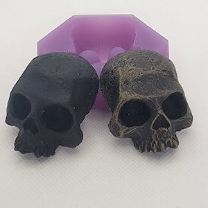 2&quot; Skull Mold Flat Back silicone mold
