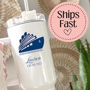 cruise tumbler, cruise tumbler with lid , cruise 40 oz trip cup,custom cruise cup, cruise trip. cruise gift