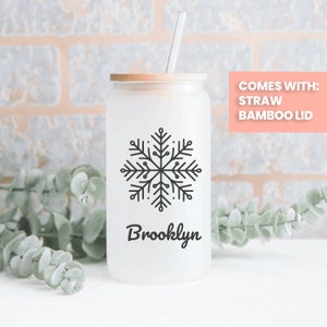 snowflake tumbler, winter tumbler, christmas themed tumbler, personalized snowflake, custom snowflake,