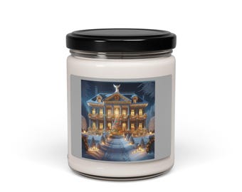 Holiday Glow Scented Soy Candle - Winter Wonderland, Cozy Gift, Home Decor, Seasonal Fragrance, Aromatherapy