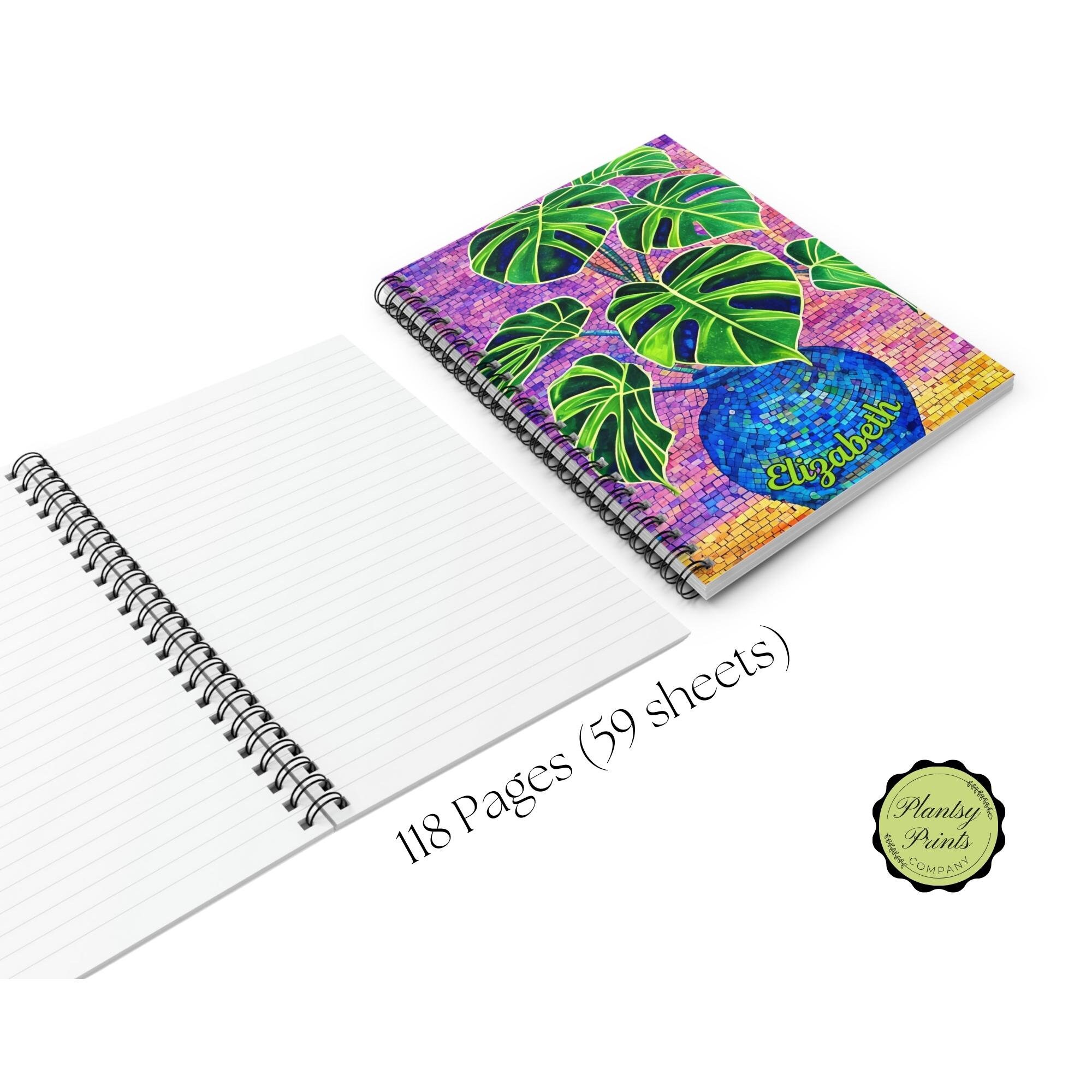 Monstera Notebook Journal Plant Lover Gift Monstera Desk Accessory ...