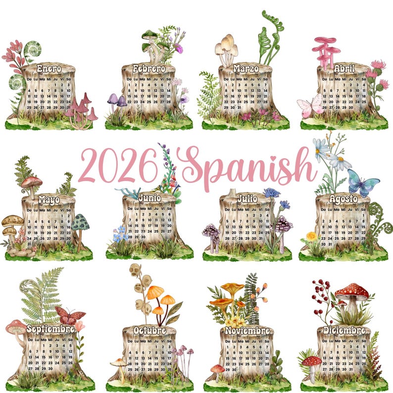 2026 Stackable Desk Calendar Gift, Transparent PNG Calendar, Printable ...