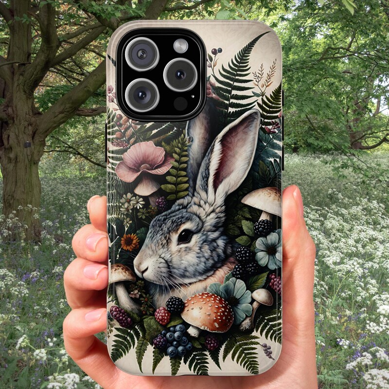 Rabbit Phone Case - Etsy