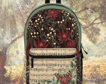 Aesthetic Backpack Cottagecore Aesthetic Laptop Backpack Forestcore Aesthetic Travel Backpack Carry On Travel Bag Everyday Backpack Gift