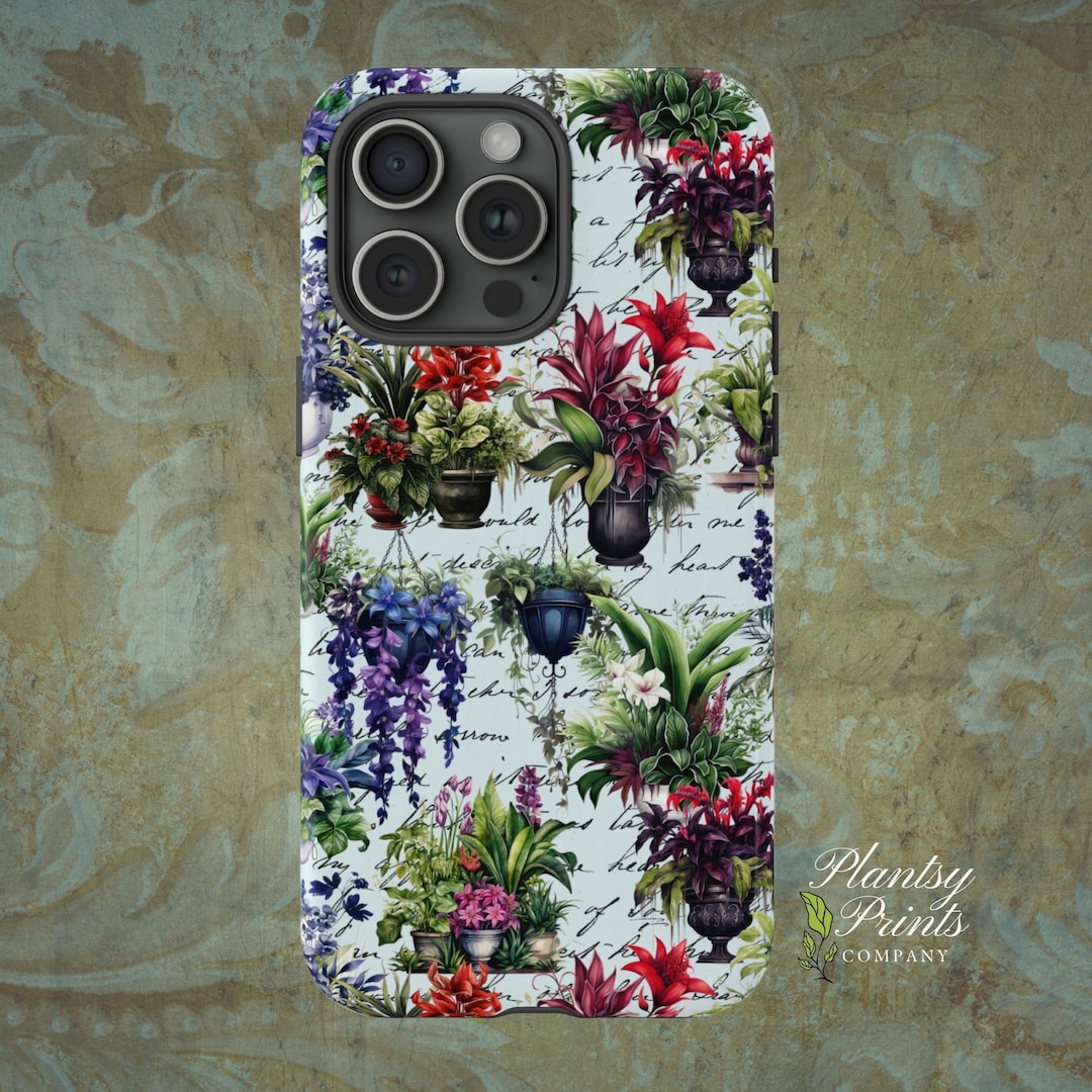 Plant Phone Case Nature iPhone Case Plant Phone Aesthetic Etsy