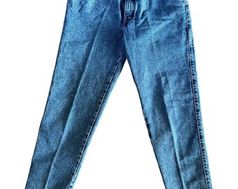 Vintage Levis 900 Series Mom Jeans Women's 11 Tapered Stonewash Denim Blue