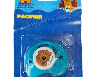 NOS Vintage Baby Pacifier Bear in the Big Blue House Jim Henson 2003