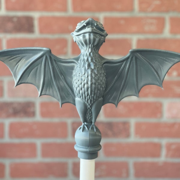 Poste decorativo embrujado para murciélagos