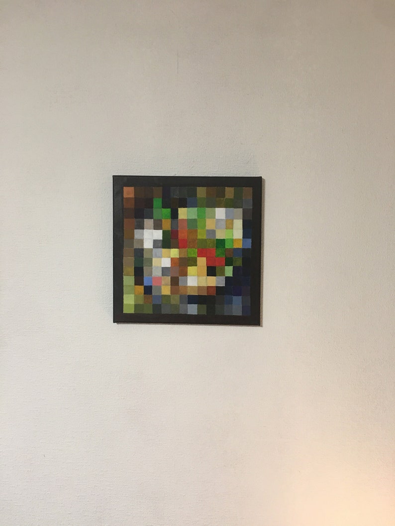 Handpainted Minecraft Kebab Painting Etsy