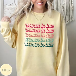 Mujeres en la ley, sudadera de abogado, sudadera de abogado, sudadera supuestamente, camiseta de estudiante de derecho, sudadera de estudiante de la facultad de derecho, regalo de abogado
