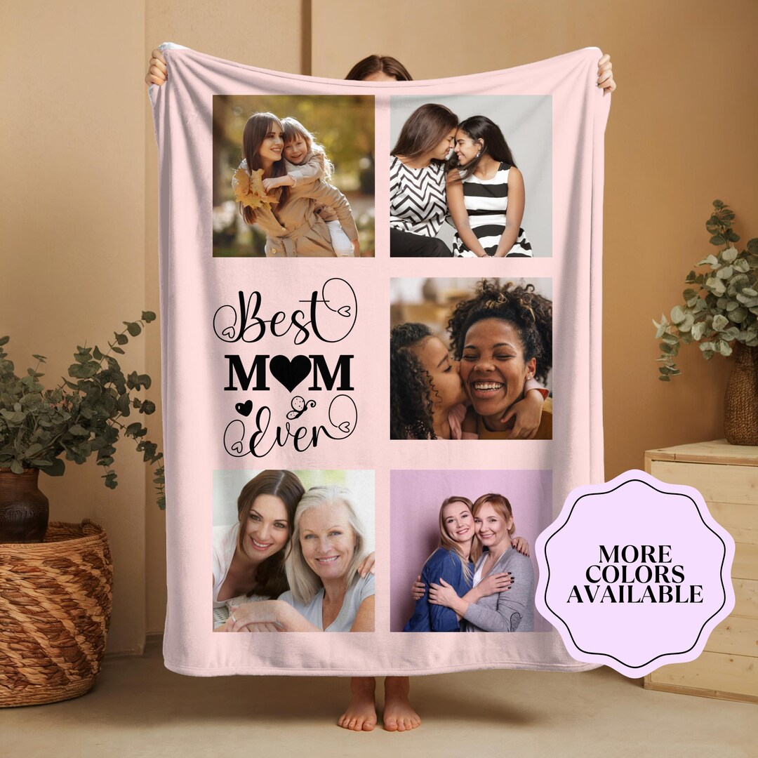 Mom Blanket for Mothers Day From Daughter Son,custom Photo Blanket ...