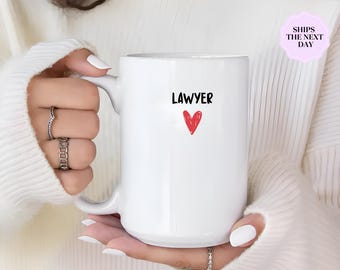 Funny Lawyer Mug: Attorney Gift, Law School Graduation