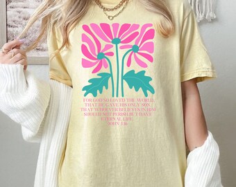 Religious T- Shirt, John 3:10, Comfort Colors® Religious Shirt, Christian Comfort Colors Shirt, Bible Verse Shirt, Faith Shirt