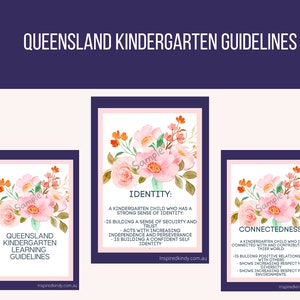 Queensland Kindergarten Guidelines - Printable Display
