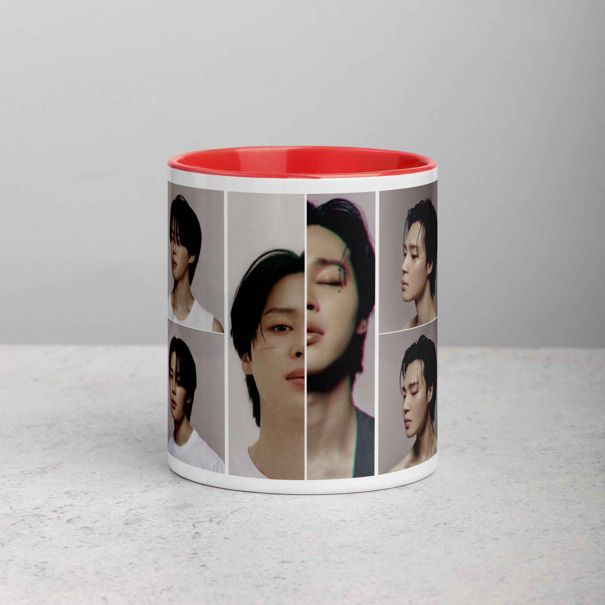 Park Jimin Face Album Photo Concept Mug BTS Jiminie JM Mochi Ceramic Mug  sold by Edgar Alvarez, SKU 40903972