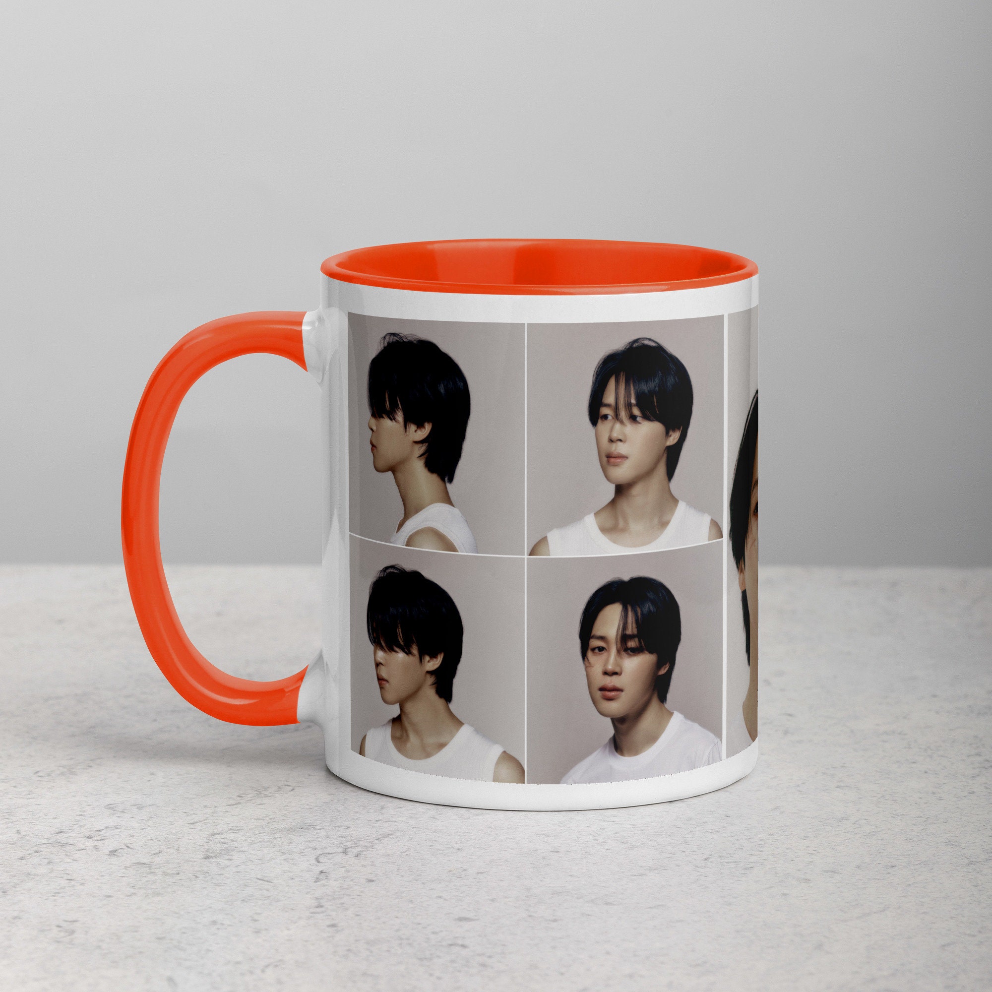 Park Jimin Face Album Photo Concept Mug BTS Jiminie JM Mochi Ceramic Mug  sold by Edgar Alvarez, SKU 40903972