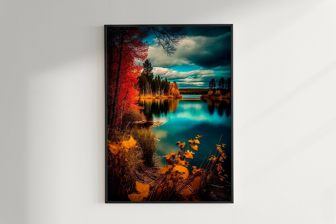 Forest Decor, Printable Wall Art, Modern Home Decor, Forest Wall Art, Single Print Set, Forest