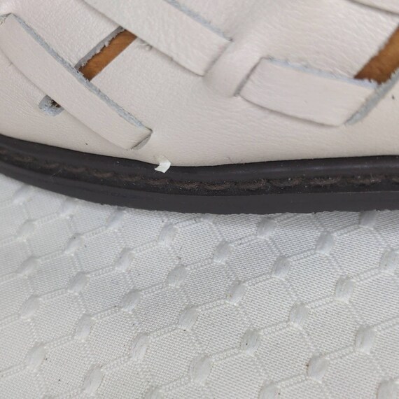 Annie Flex woven leather sling backs in ivory - image 6