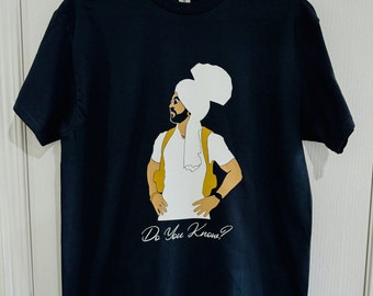 Diljit Dosanjh Custom Punjabi - Black T-Shirt Tee