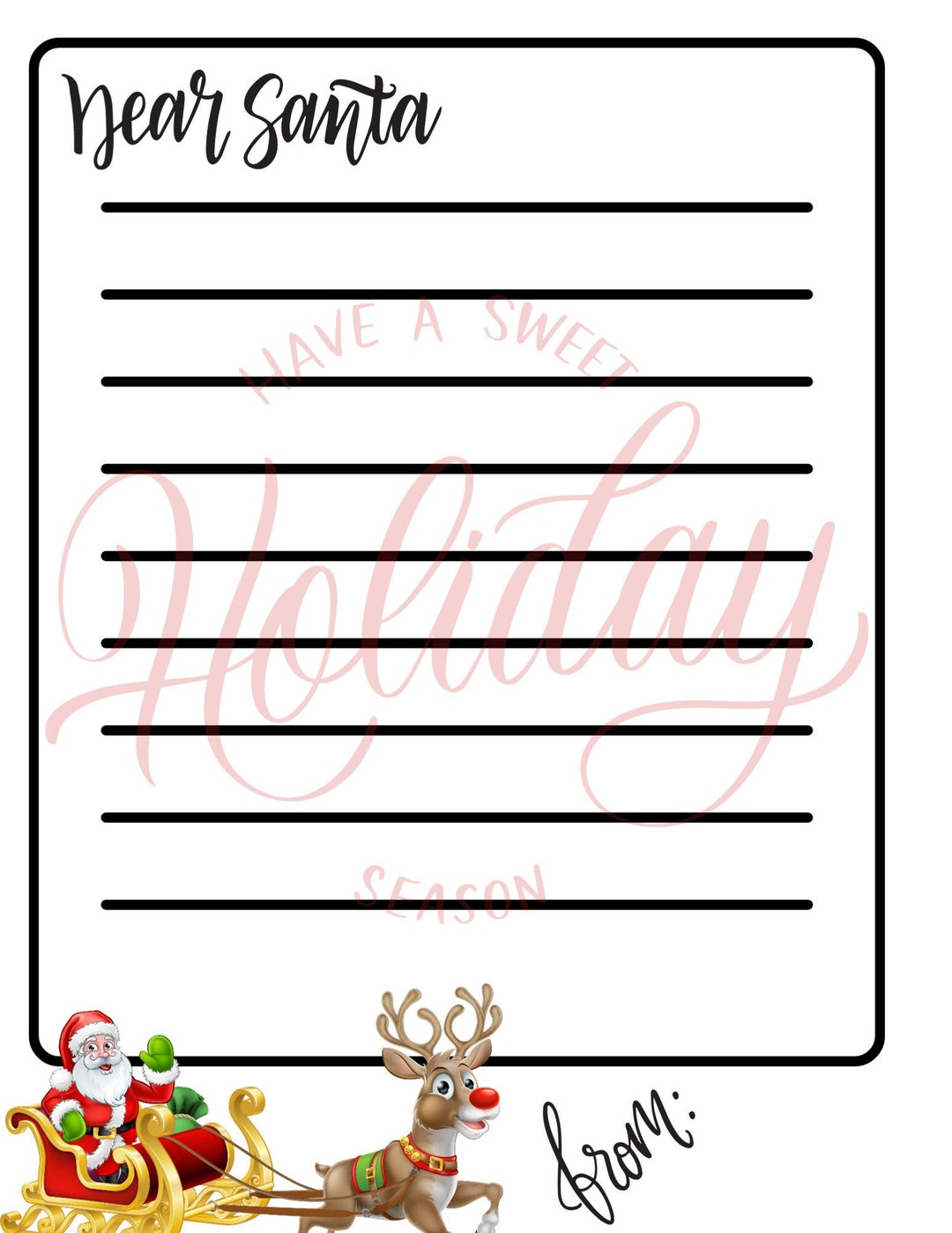 Christmas Letters To Santa Instant Download Etsy christmas-letters-to-santa-instant-download-etsy