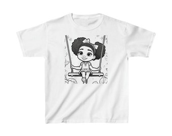 Kids Heavy Tee Cotton paintable Tee