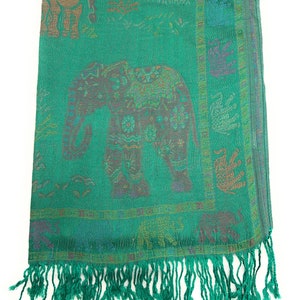 Brown Elephant Pashmina
