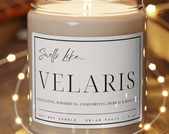 Smells Like Velaris Soy Candle For ACOTAR Fans and Fantasy Romance Book Series Lovers