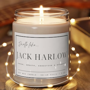 Smells Like Jack Harlow Lustiges Geschenk für Bestie Soy Candle, 9oz