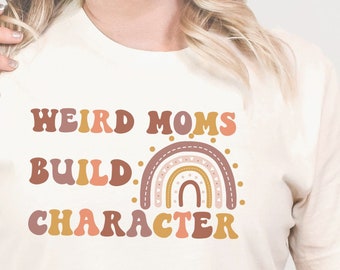 Camisa de personagem de construção de mães estranhas, camisa de mãe, presente engraçado de dia das mães, presente para esposa, camisa engraçada de mãe, presentes para mulheres