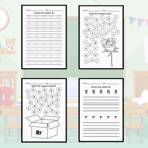 Letter of the Week Worksheets Printable, Preschool Curriculum, Alphabet ...