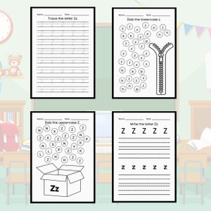 Letter of the Week Worksheets Printable, Preschool Curriculum, Alphabet ...