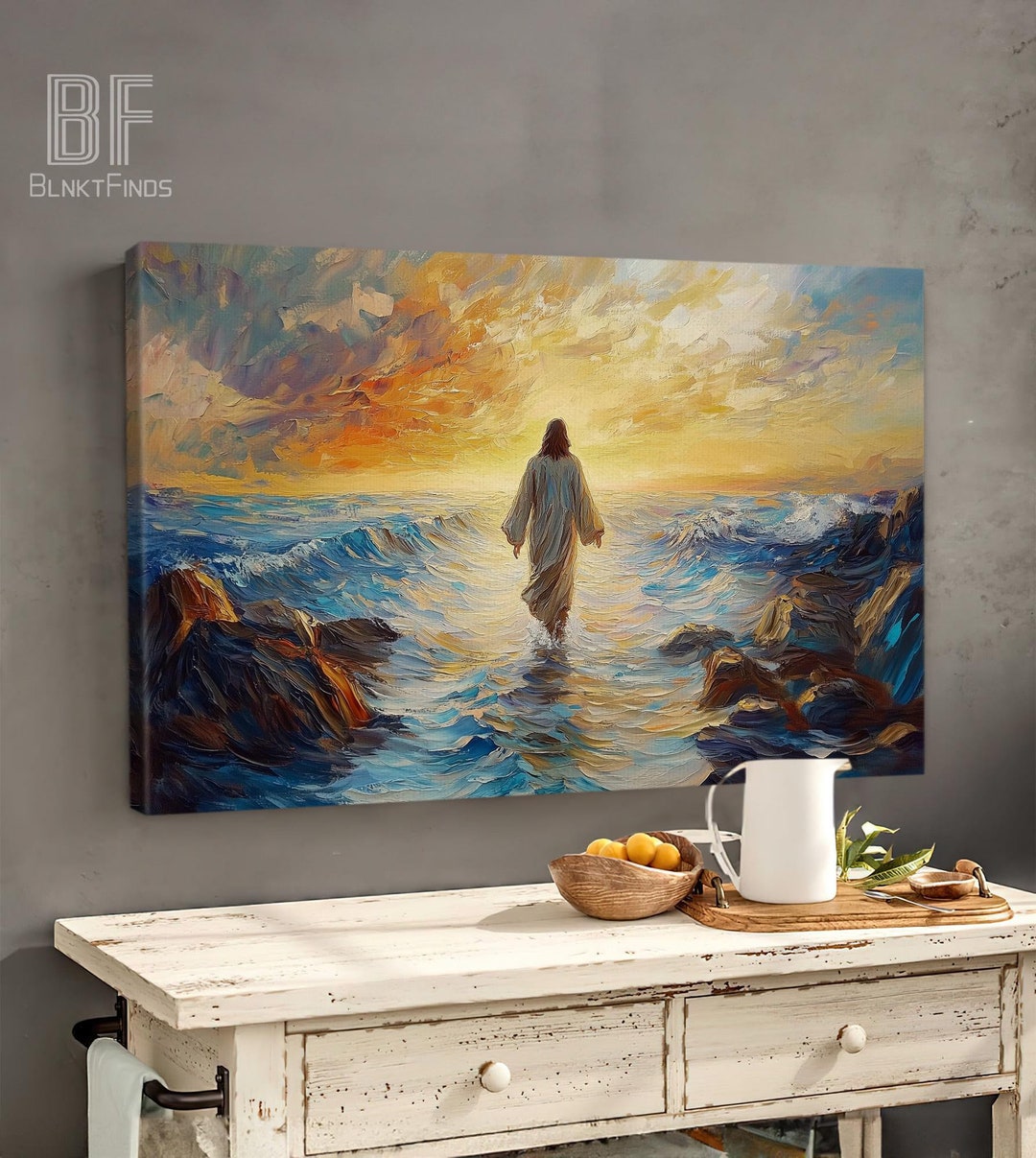 Walking On Water - Faith Wall Art V