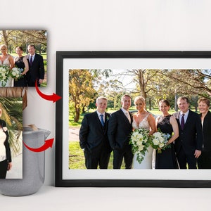 Add Person to Photo Custom Family Portrait Add Deceased Loved One Combine Different Photos  Memorial Gift for Mom Dad Add Someone