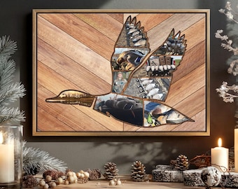 Personalized Duck Hunter Canvas, Custom Duck Collage Poster, Waterfowl Hunting, Gift for Dad, Gift for Hunting Enthusiasts, Father Day 2026