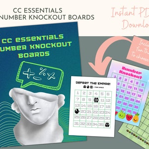 CC Essentials Number Knockout Board Slam Boards for Math Review - Etsy