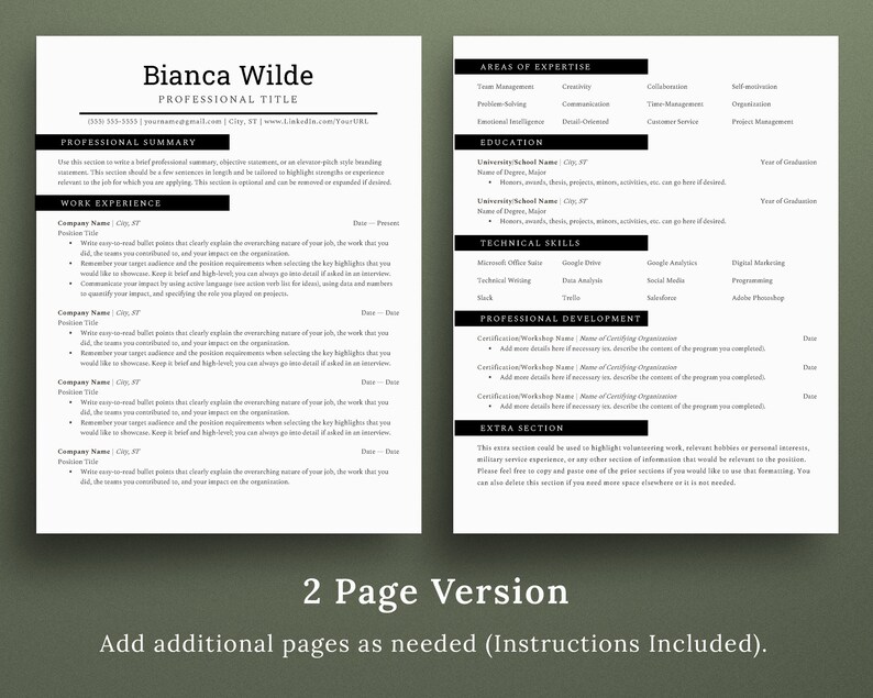Formal Resume Template Ats optimized Lebenslauf Vorlage Etsy Formal Resume Template Ats optimized Lebenslauf Vorlage Etsy
