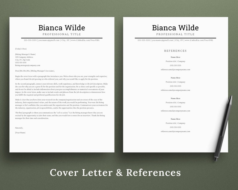 Formal Resume Template Ats optimized Lebenslauf Vorlage Etsy Formal Resume Template Ats optimized Lebenslauf Vorlage Etsy