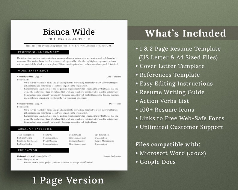 Formal Resume Template Ats optimized Lebenslauf Vorlage Etsy Formal Resume Template Ats optimized Lebenslauf Vorlage Etsy